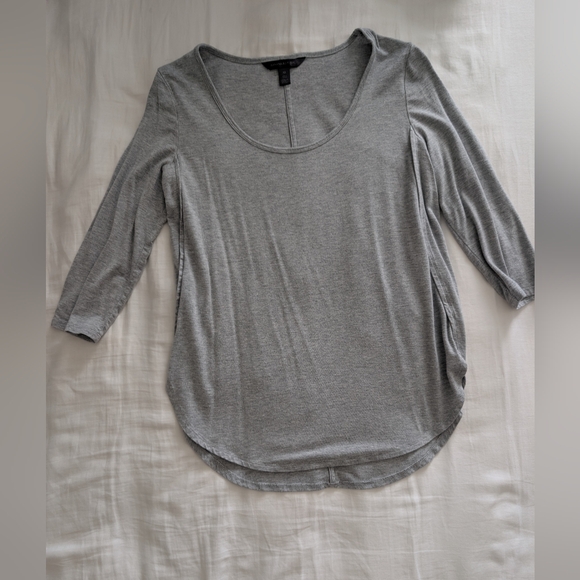 Banana Republic Soft Cozy Pajama Set – Gray Minimalist Lounge Set - Picture 2 of 8